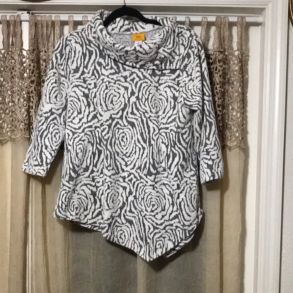 Ruby Rd. Cowl Neck Top
